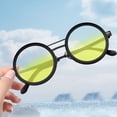 thumbnail image 3 of Lunettes de Soleil Rondes Polarisées avec Teinte Réglable ND9 Contrôle Manuel de 1 à 9 Vitesses pour Activités Extérieures, 3 of 5
