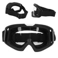 thumbnail image 4 of Riding Eye Protector, Windproof Goggles Anti-drop With Adjustable Strap For Outdoor Cycling Mountaineering, Riding, Daily Travel, Mountain Climbing Black Frame Transparent Lens, 4 of 8