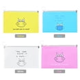 thumbnail image 2 of Sac Porte-Masque Bijoux Bagues Boucles d'Oreilles Masques Rangement Pochette PP Design Dessin Animé 2 Pcs Bleu 2 Pcs Rose, 2 of 7