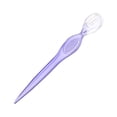 thumbnail image 1 of Transemion Makeup Tool Reusable Grooming Supply Facial Shaver Styling Props Convenient Eyebrows Trimmer Practical Eyebrow Stencil Transparent Purple 1Set, 1 of 6