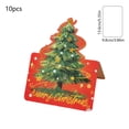 thumbnail image 3 of Gift Cards Christmas Christmas Tree Print Greeting Card for Florists, Bakeries, Gift Giving, Small Card, Information Card Small Christmas Tree, 3 of 6