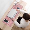 thumbnail image 2 of Boost Your Inspiration: Pink Mouse Pad with Motivational Quotes - Cute Pink Desk Accessories, Large 31.5x11.8 Inch Desk Mat & Keyboard Pad for Laptop Protection, 2 of 7