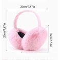 thumbnail image 4 of LinYooLi Cache-Oreilles d'Hiver en Fausse Fourrure Chauds Mignons Pliables pour Femmes Filles, 4 of 6