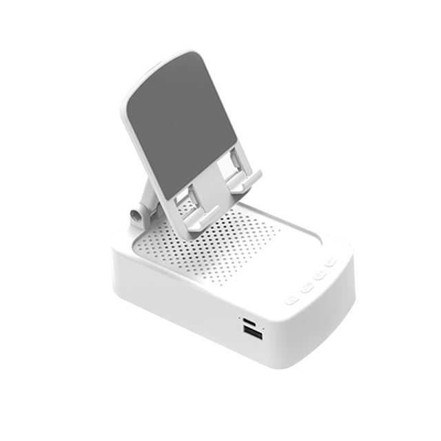 Phone Stand with Wireless BT Speaker USB Output Rechargeable 1500mAh