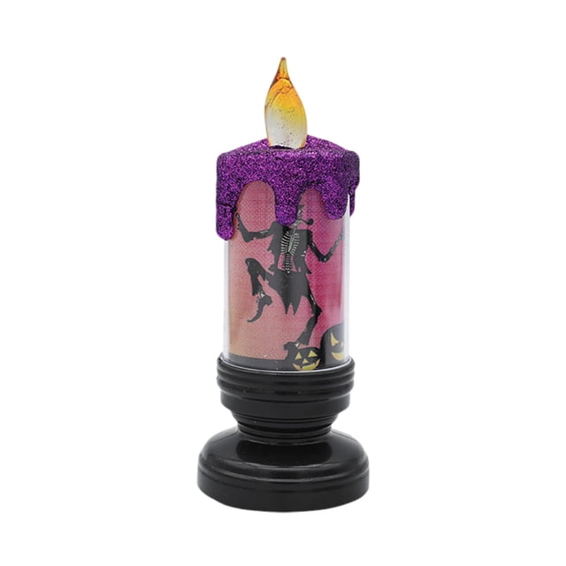 Halloween Candles Electronic Candle Lights Carnival Desktop Decorations LED Halloween Party