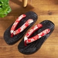 thumbnail image 4 of Traditional Japanese Clogs Slippers Shoes Comfortable Geta Sandals for Men Women 39, 4 of 6