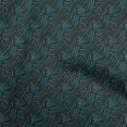 thumbnail image 1 of oneOone Polyester Spandex Teal Blue Fabric Abstract Dress Material Fabric Print Fabric By The Yard 56 Inch Wide, 1 of 4