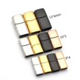 thumbnail image 3 of GUOOL 5-Pack Stainless Steel Jewelry Making Clasp Buckle Closures Flat Leather Cord M, 3 of 7