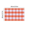 thumbnail image 3 of Dvkptbk Fall Outdoor Rug Orange Plaid Outdoor Rug Hand-Woven Check Rug Layered Doormats for Front Door/Front Porch/Farmhouses/Entryway/Patio, 3 of 7