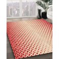 thumbnail image 3 of Ahgly Tapis d'Intérieur Lavable en Machine Carré Transitionnel Blond Doré Or, 4 Pieds Carré, 3 of 7