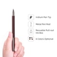 thumbnail image 3 of Fountain Pen with Ink Cartridge Metal Pen Case Iridium Pen Tip Matte Appearance 0.38mm Nib, 3 of 8