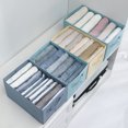 thumbnail image 4 of Aofa Wardrobe Clothes Organizer, Drawer Organizers For Clothing,Clothes Organizer For Folded Clothes,Mesh Storage Compartment Storage For Underwear Thin Jeans Pants T-Shirts Legging, 4 of 6