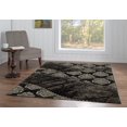 thumbnail image 4 of Jewel Ybor Brown & Black 5' x 7'6" Area Rug, 4 of 5