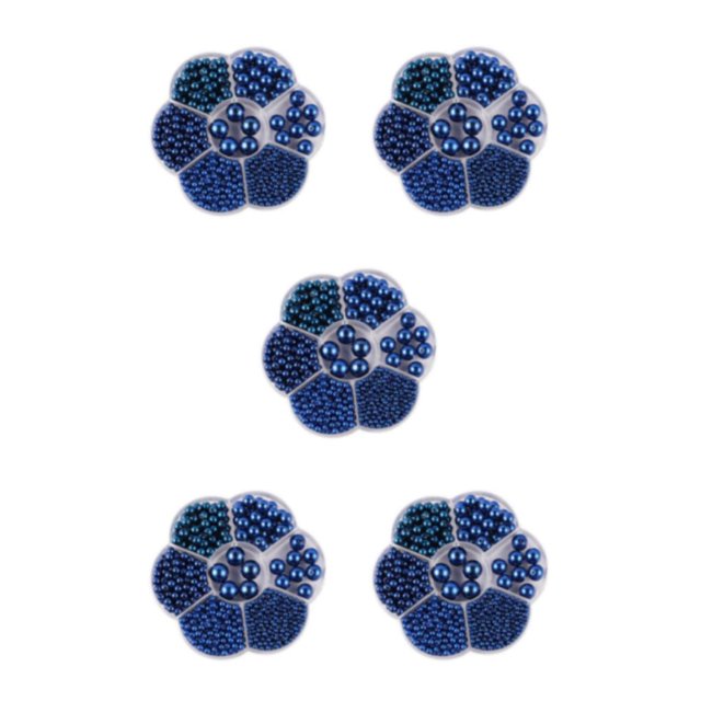Baohd 1/2/3/5 1150pack/lot Bead Accessories Easy To Thread Wide Application Not Easy To Fade blue 5PCS