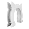 thumbnail image 1 of Porte Intérieure de Chat, Installation Facile ABS Porte Décorative de Trou de Chat pour le Mur Blanc, Noir, Brun, 1 of 8