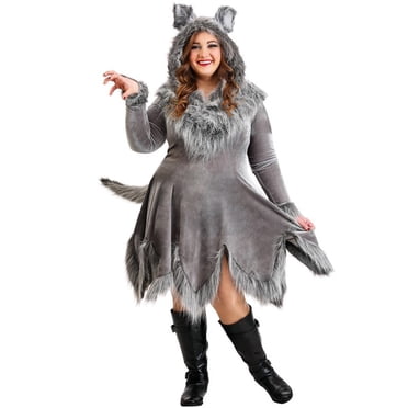 Women's Plus Size Wolf Costume | Animal Costumes for Adults