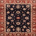 thumbnail image 1 of Ahgly Company Indoor Square Abstract Rust Pink Oriental Area Rugs, 5' Square, 1 of 6