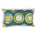 thumbnail image 1 of HomeRoots 353361 12 x 20 Po Coussin Bleu-Vert en Coton, 1 of 1