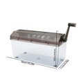 thumbnail image 3 of Mini Manual Paper Shredder, Portable Non-Power Desktop Shredding Tool, High Security Document Destroyer with 3L Window Bin for Home Office Use, 3 of 7