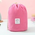 thumbnail image 2 of WIFKLSIIPG Sac Cosmétique Cylindre en Flanelle avec Cordon de Serrage Sac de Rangement de Voyage, 2 of 8