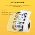 thumbnail image 4 of White Blank Thermal Printing Paper Roll for B21 Label Printer Barcode Price Size Name Label Paper Waterproof Oil-Proof Tear Resistant 30*15mm 460sheets/roll for B3S/B11 Thermal Printer, 4 of 7