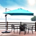 thumbnail image 4 of Patiojoy 10' Market Umbrella Outdoor Patio Square Offsete Blue, 4 of 6
