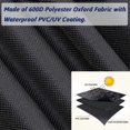 thumbnail image 4 of Waterproof Bbq Rolling Cart Grill Cover For Weber Q1000 Q2000 Series, 4 of 5