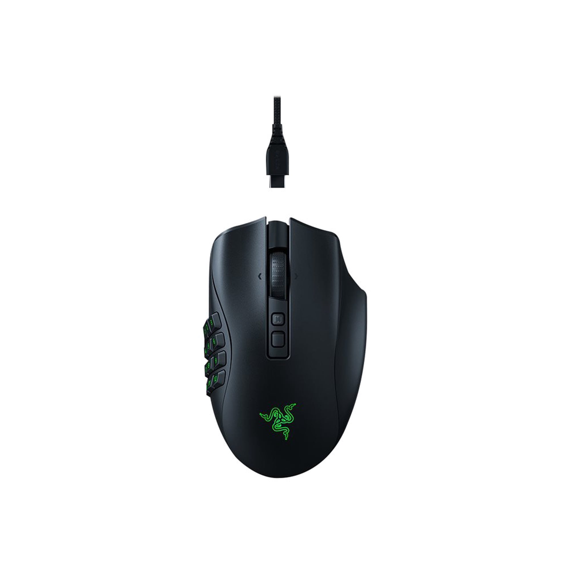 Razer Naga V2 Pro - Mouse - MMO, HyperScroll Pro wheel, gaming