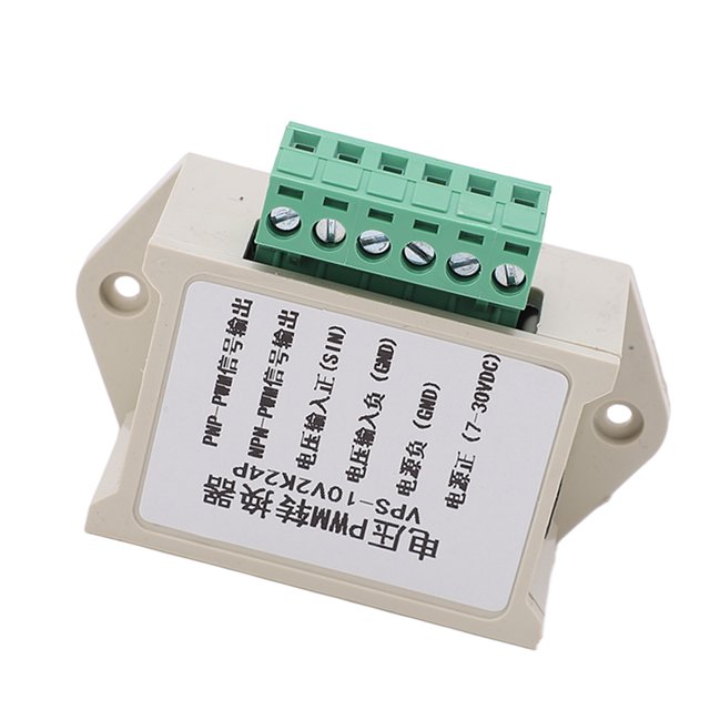 PWM Signal Converter, 2KHZ-20KHZ Entrée Analogique vers PWM Convertisseur ABS Shell Stabilité 0-100% Rapport Cyclique pour Équipement Électrique