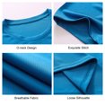 thumbnail image 4 of T-shirt Ample pour Homme à Col Rond, Manches Courtes, Extensible, Séchage Rapide, Course, gym, Mise en Forme, 4 of 8