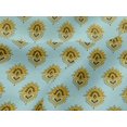 thumbnail image 4 of oneOone Viscose Jersey Fabric Floral Block Printed Fabric 1 Yard 60 Inch Wide, 4 of 5