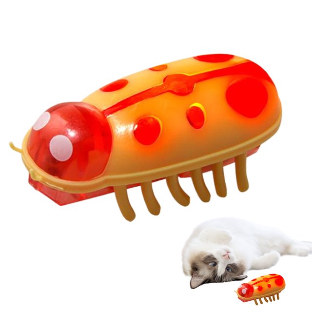 Ruiboury Jouets Électriques pour Chats Insectes Interactifs Lumineux Jouet Interactif Singe Jeu A