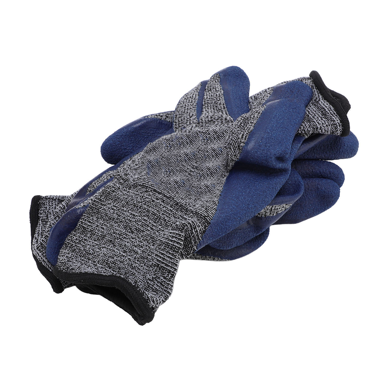 Work Gloves, Firm Grip Breathable Rubber Work Gloves Polyester Yarn Easy To Wash Non Slip  for Mechanic