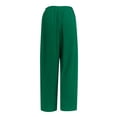 thumbnail image 4 of Pantalons à Taille Élastique pour Femmes Pantalons Décontractés Amples avec Poches Mode Combinaison Pantalons en Coton et Lin Pantalons en Coton et Lin Pantalons Taille Haute pour Femmes, 4 of 7