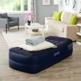 thumbnail image 4 of Intex Dura-Beam Pillow Rest Fiber Tech Air Mattress Bed w/ Built In Pump, Twin, 4 of 6