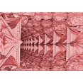 thumbnail image 1 of Ahgly Company Tapis d'Intérieur Rectangulaires Transitionnels Rouges Lavables à la Machine, 8 Pieds x 12 Pieds, 1 of 7