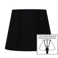 thumbnail image 5 of Mainstays 7 x 10 x 8 inch Black Round Shade, 5 of 5
