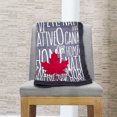 thumbnail image 3 of Candiana Typography Oh Canada! Our Native Land Throw Blanket, 3 of 4