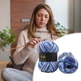 thumbnail image 3 of Fil pour le Crochet, Tricot à la Main Coloré 50 g Tricot Crochet Lait Doux Bébé Fil de Coton Laine, Écheveau pour Faire Chapeaux Écharpes Sacs Chandails, Fil pour le Tricot, 3 of 5
