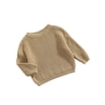 thumbnail image 3 of Faithtur Toddler Baby Round Neck Sweaters, Winter Warm Long Sleeve Candy Color Knit Pullovers, 3 of 7