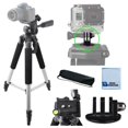 thumbnail image 1 of 57" inch Pro Series Aluminum Tripod + Tripod Mount For All GoPro Hero Cameras + eCostConnection Microfiber Cloth, 1 of 10