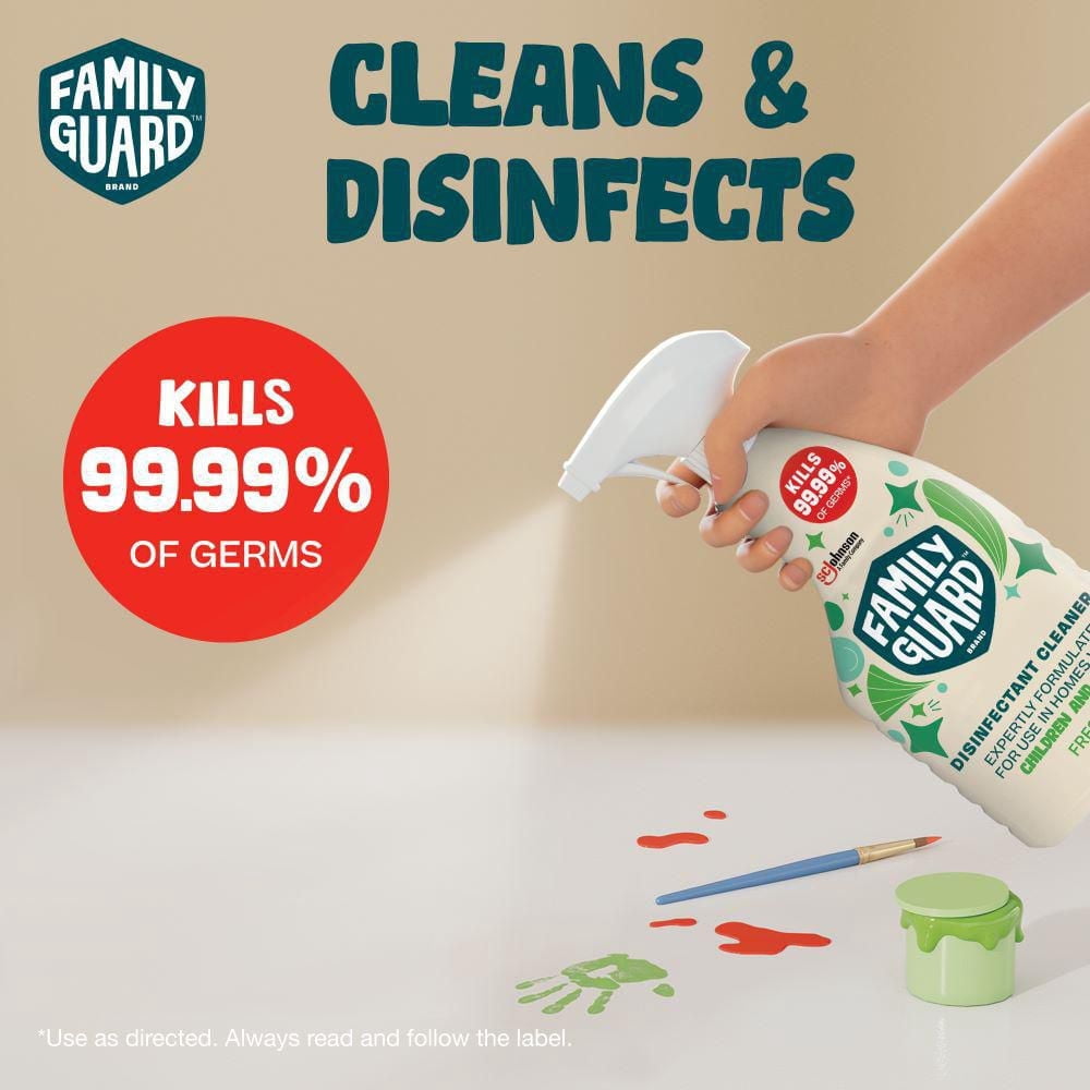 Family Guard™ Nettoyant Désinfectant Tout Usage, Élimine 99,99 % des Germes, Parfum Frais, 946ml