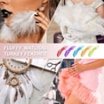 thumbnail image 5 of 200 Pack Fluffy Turkey Marabou Feather,Blue Natural Turkey Feather, 5 of 5