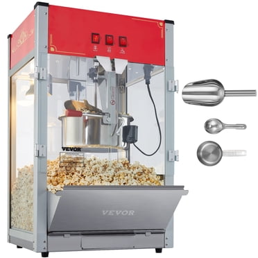 Commercial Popcorn Machine, Countertop Popcorn Maker for 80 Cups