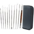 thumbnail image 1 of 10 X Double Ended Stainless Steel Wax Sculpting Tools For Sculpting And Clay Sculpting,Diy Pottery Sculpting Tool Kit,Chisel Spatula And Carrying Case For, 1 of 5
