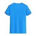 thumbnail image 5 of Styesk T Shirts for Man Solid-Color Casual Elastic Sports Short Sleeved Round-Neck Blouses, 5 of 5