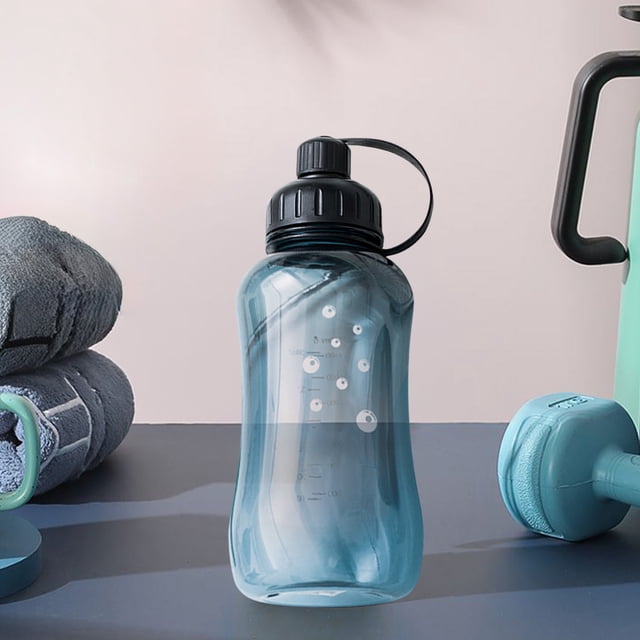 Sports Water Bottle with Straw | Large Capacity 1500Ml Hydration Bottle | Bpa-Free Plastic Leak-Proof Sport Water Jug with Handle | Portable Drink Container for Gym, Outdoor, Travel, and Home Use