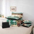 thumbnail image 4 of YST Celestial Sun and Moon 7-Piece Bedding Set, Full Size Comforter Set, Cosmic Galaxy Theme, 4 of 4