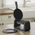 thumbnail image 4 of BLACK+DECKER Flip Waffle Maker, Silver, WM1404S, 4 Belgian Waffles, 4 of 7