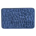 thumbnail image 4 of Super Water Absorbent Memory Foam Bath Mat Cobblestone Bathroom Rugs Machine Washable Bath Rugs 16 x 24 inch, 4 of 9
